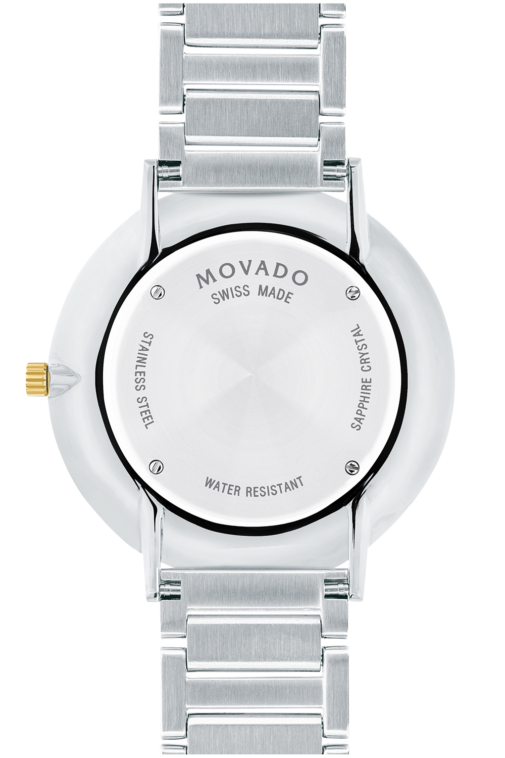 Montre femme Movado ultra fine avec cadran en nacre bicolore