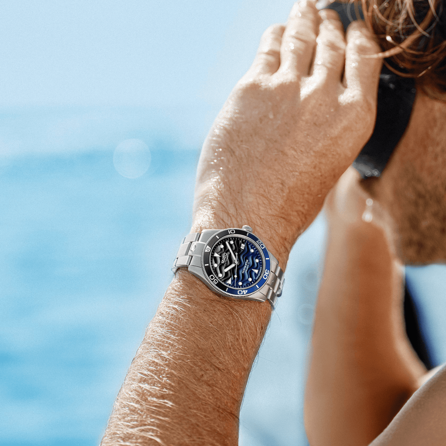 Mido Ocean Star 39 Bleu