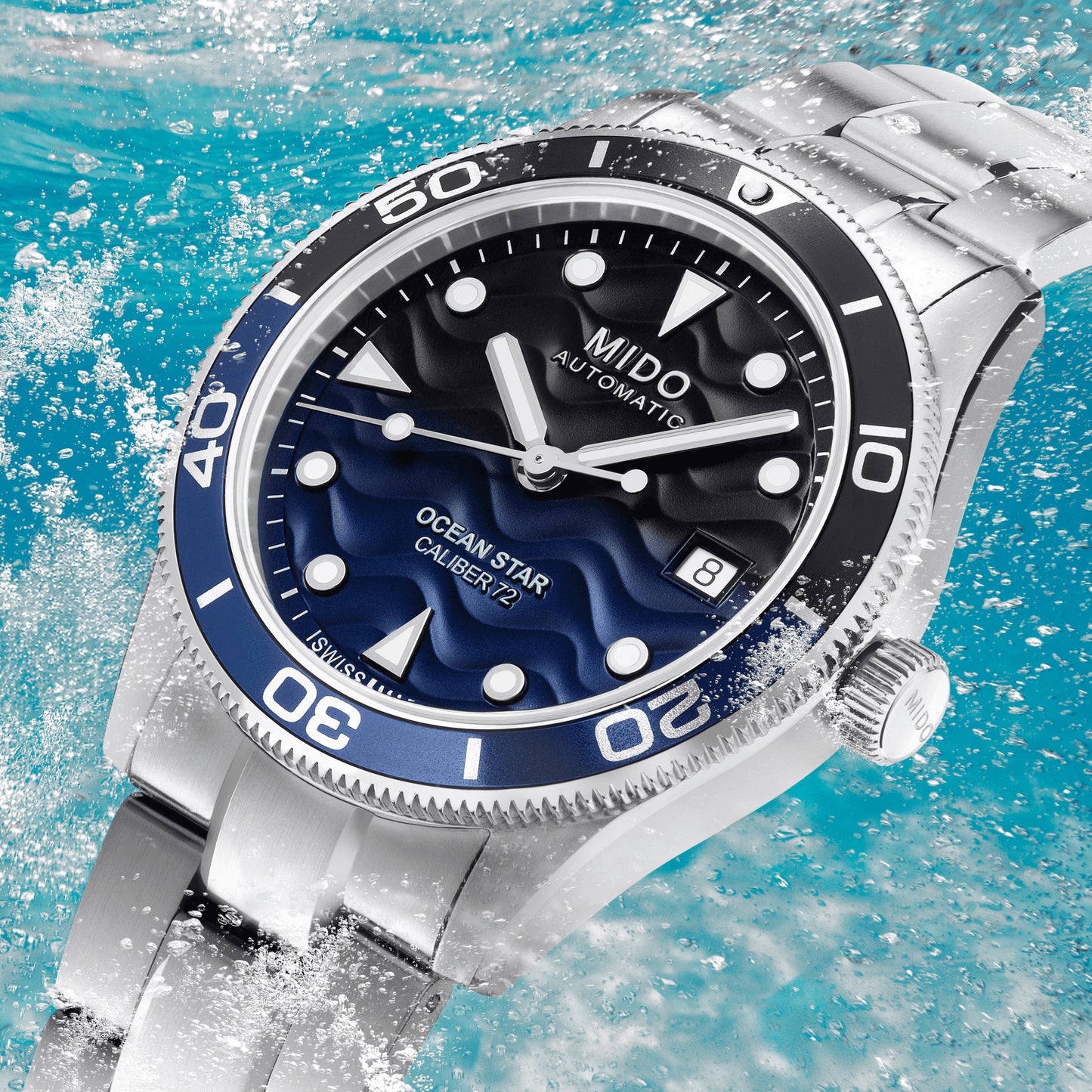 Mido Ocean Star 39 Bleu