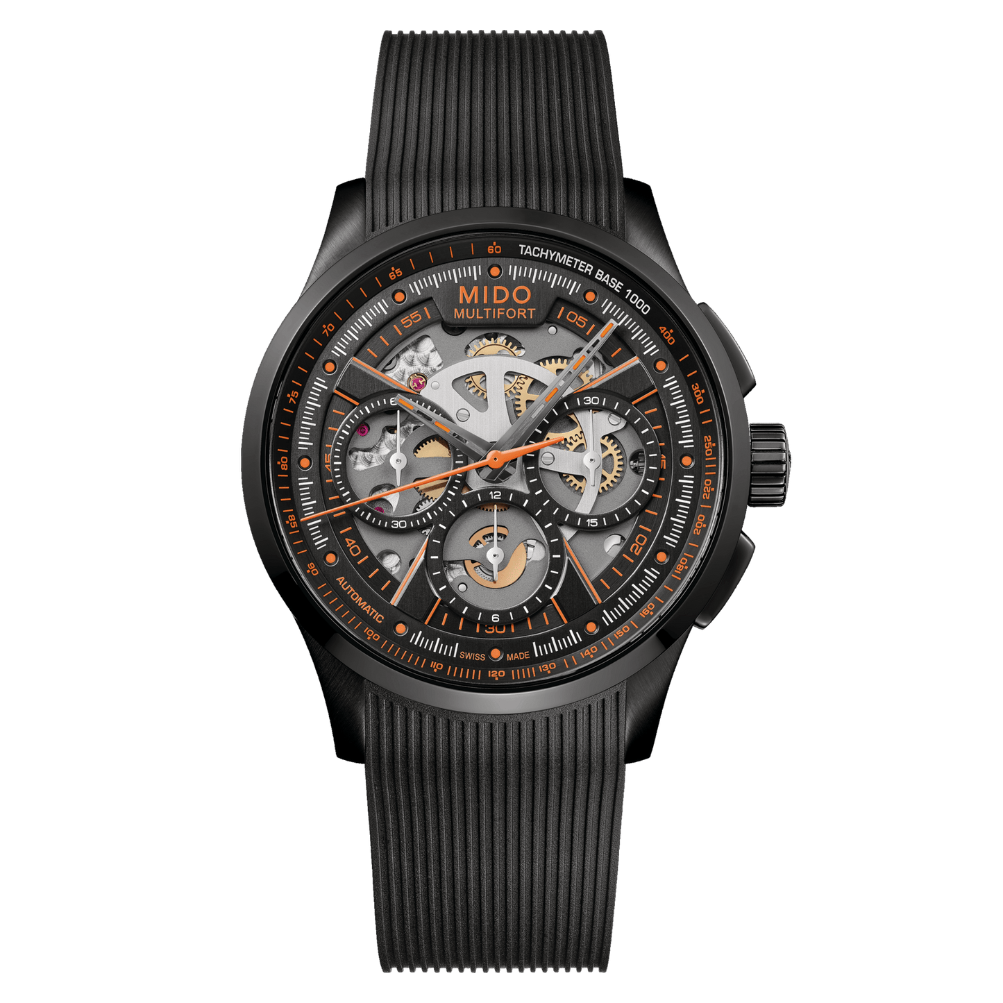 Mido Multifort Skeleton Chronograph Black PVD