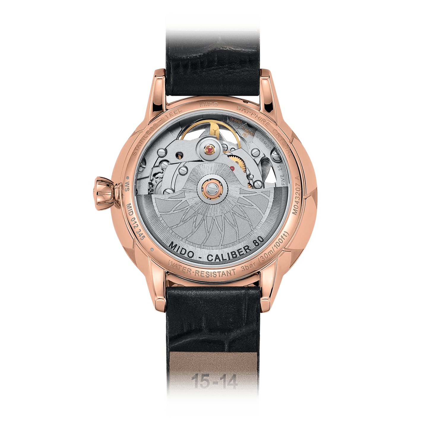 Mido Rainflower Blossom Rose Gold