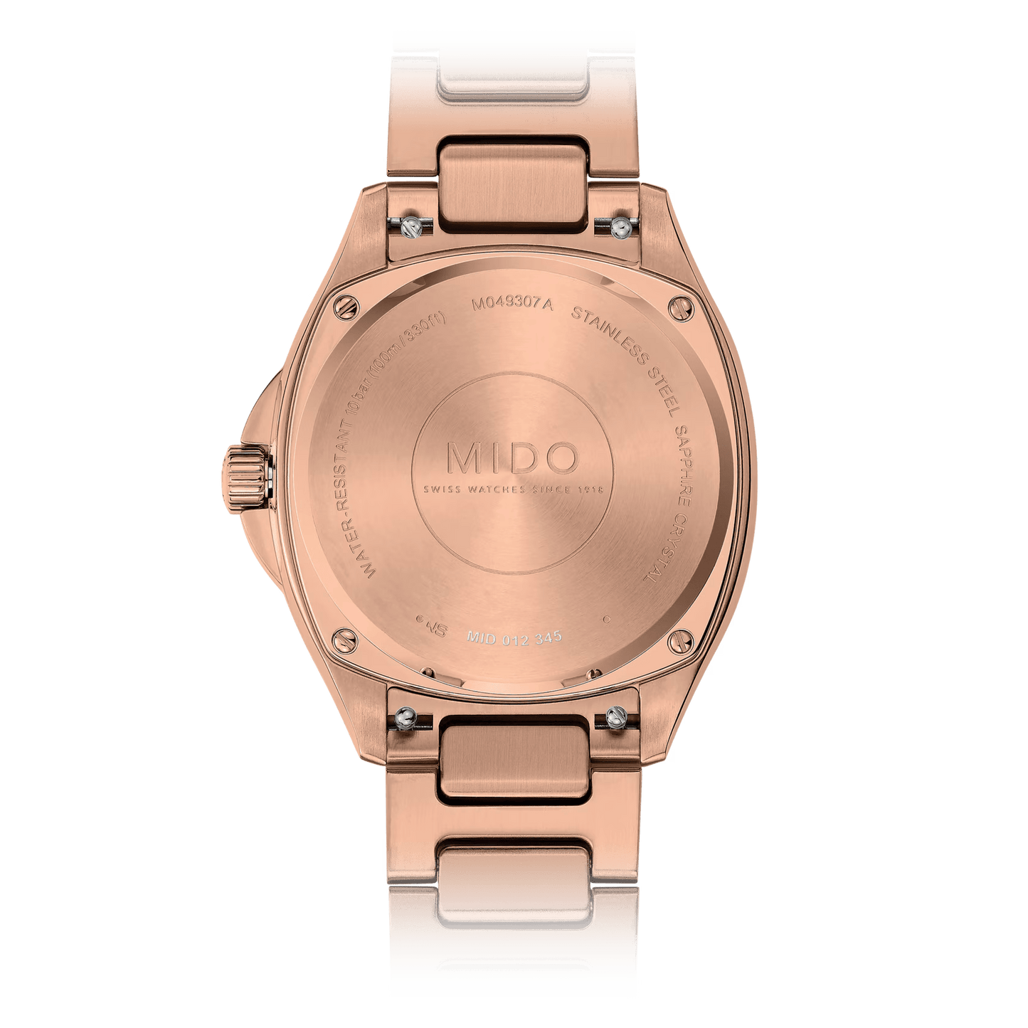 Mido Multifort TV 35 mm Rose Gold