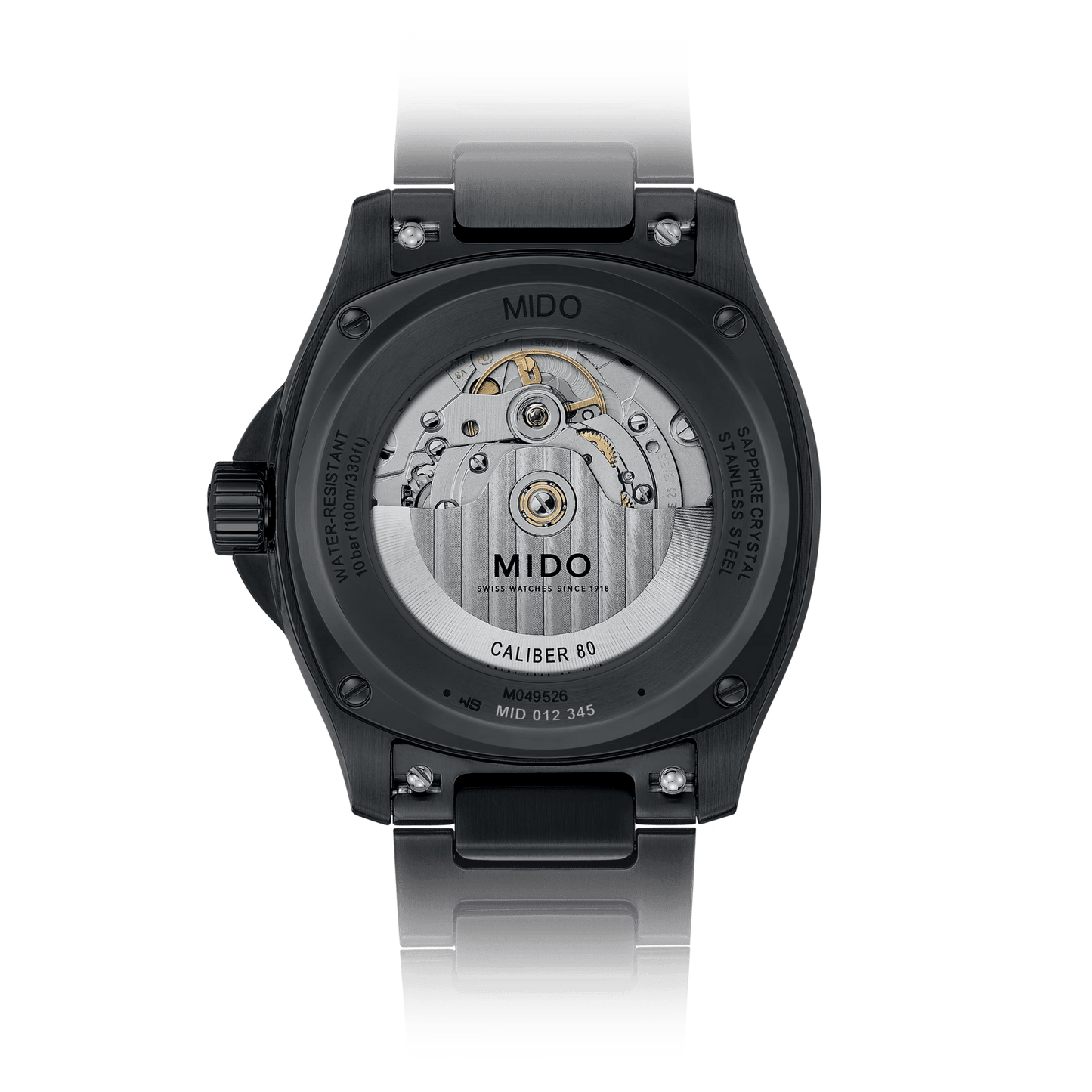 Mido Multifort TV Big Date Noir PVD