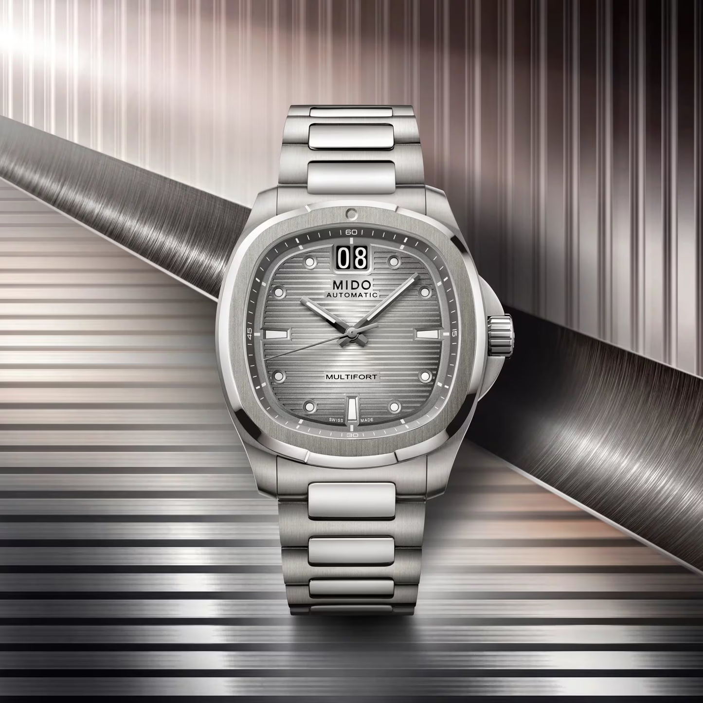 Mido Multifort TV Big Date Titanium