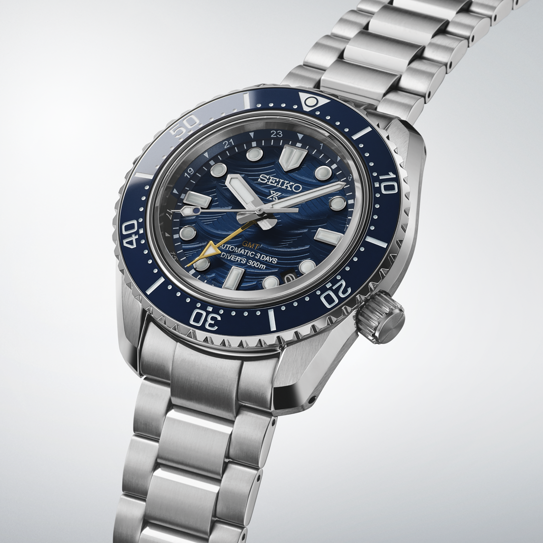 Seiko Prospex 1968 Heritage Diver Blue Dial 42MM GMT 60th Anniversary SPB509