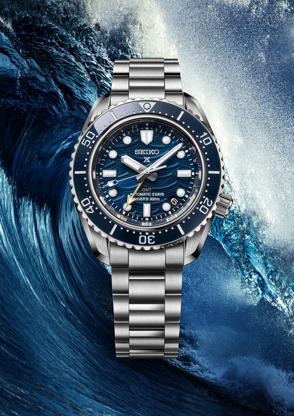 Seiko Prospex 1968 Heritage Diver Blue Dial 42MM GMT 60th Anniversary SPB509