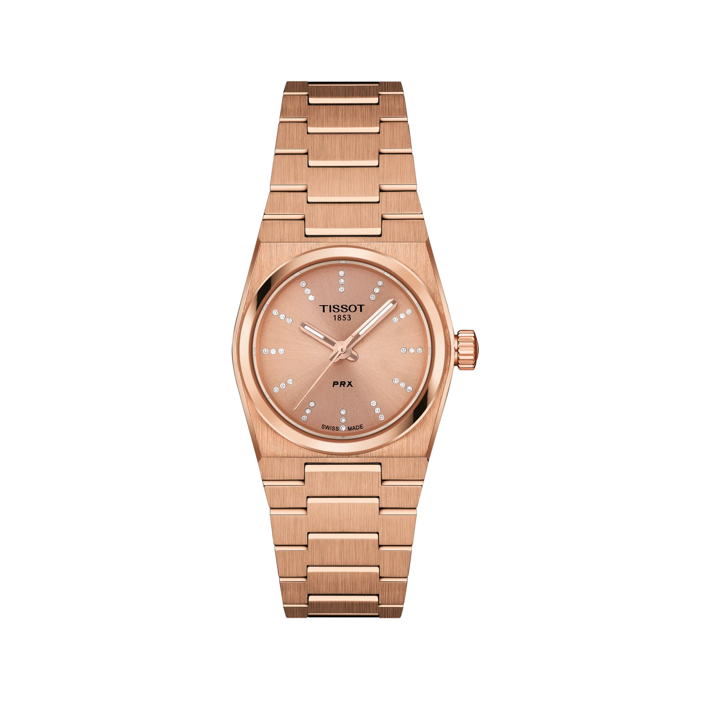 Tissot PRX 25 mm en or rose
