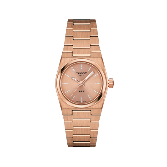 Tissot PRX 25 mm en or rose