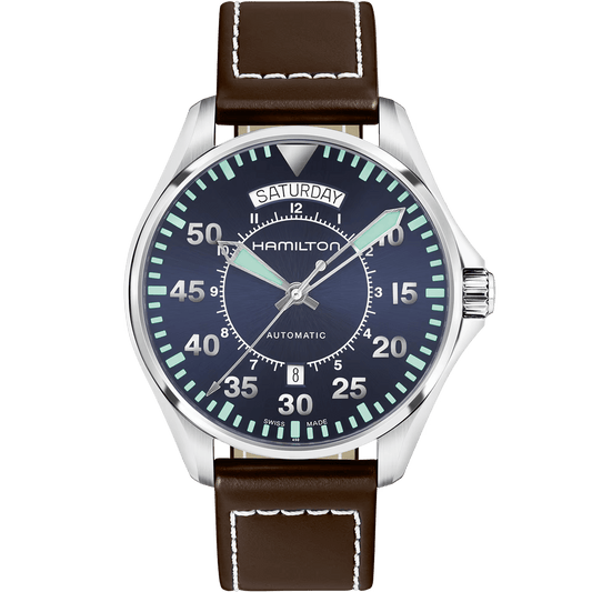 Hamilton Khaki Aviation Pilot Day Date Auto - 30% DE RABAIS !