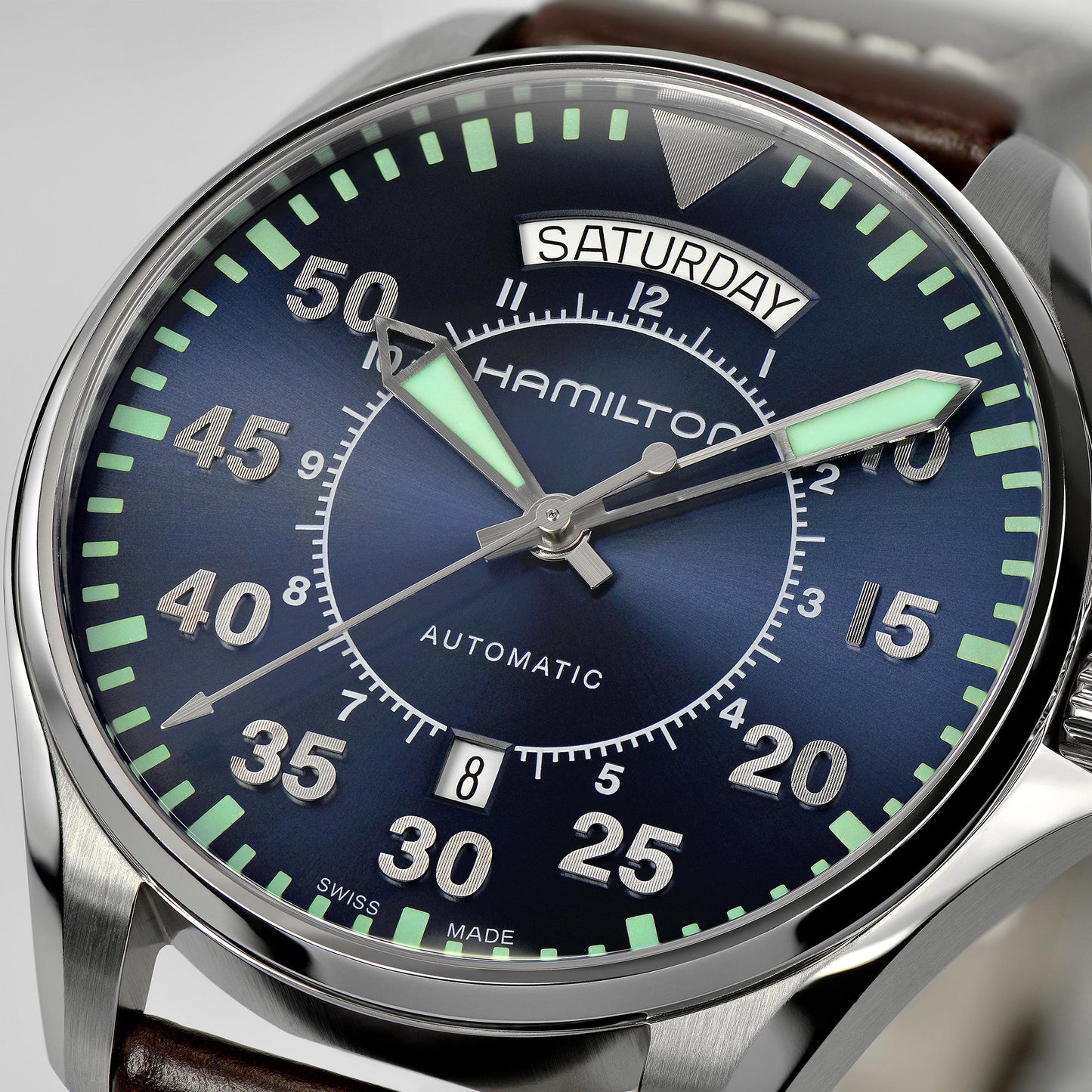 Hamilton Khaki Aviation Pilot Day Date Auto - 30% DE RABAIS !