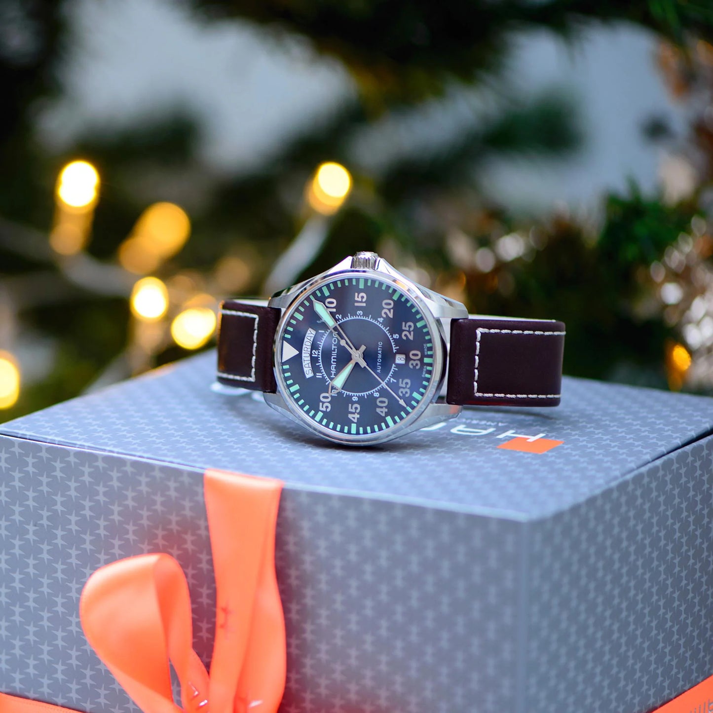 Hamilton Khaki Aviation Pilot Day Date Auto - 30% DE RABAIS !