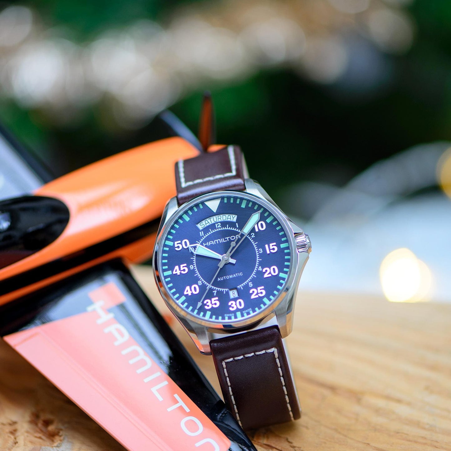 Hamilton Khaki Aviation Pilot Day Date Auto - 30% DE RABAIS !