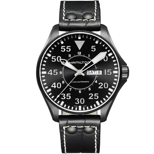 Hamilton Khaki Aviation Pilot Day Date Auto - 30% DE RABAIS !