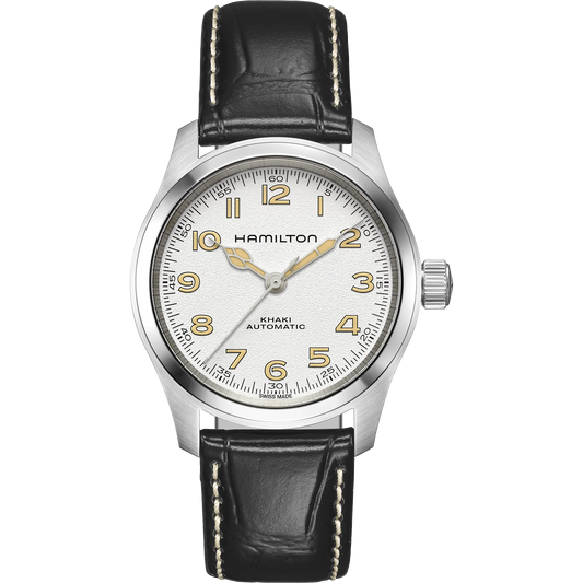 Montre Hamilton Khaki Field Murph 38 mm avec cadran blanc