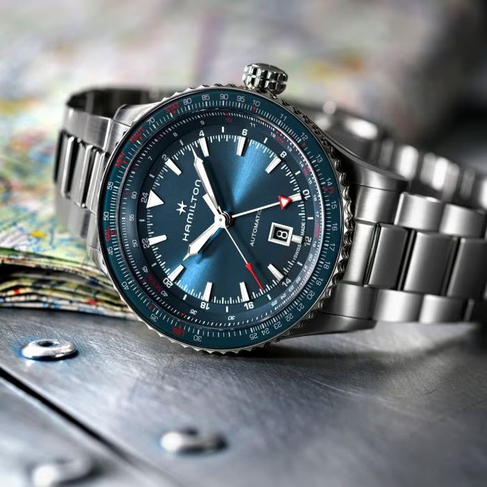 Hamilton Khaki Aviation Converter Auto GMT 30% OFF !