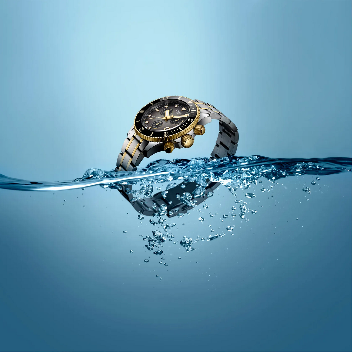 Tissot Seastar 1000 Chronographe à Quartz 38mm BICOLORE