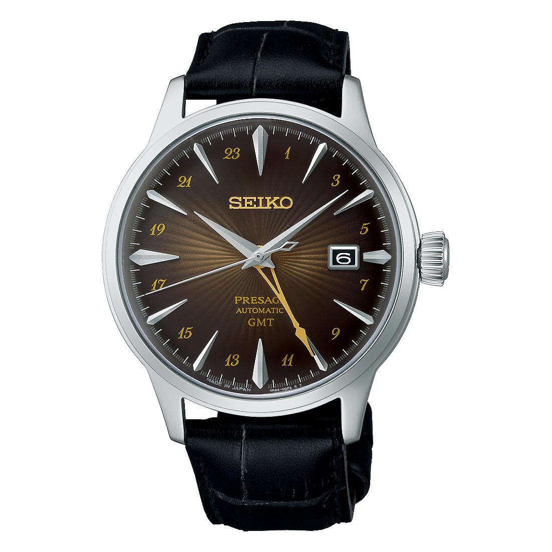 Seiko Presage ‘Rusty Nail’ Cocktail Time GMT SSK039