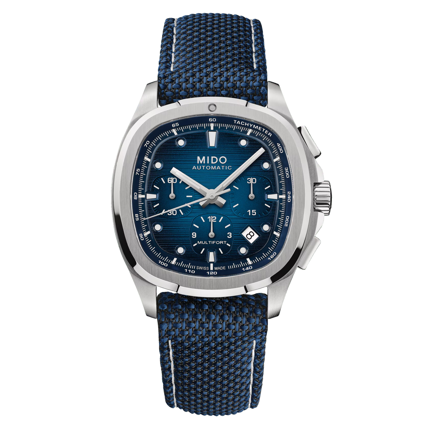 Mido Multifort TV Chronographe Bleu