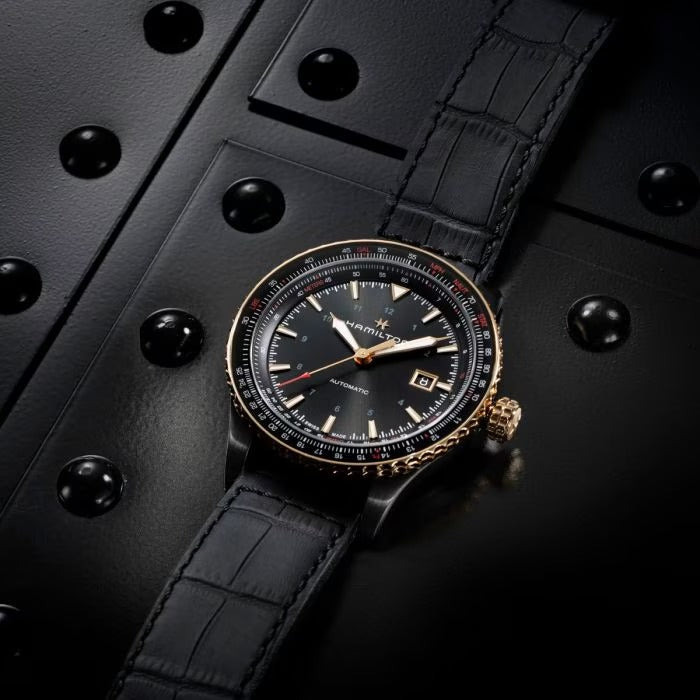 Convertisseur aviation Hamilton Khaki Auto -30% !