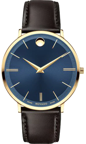 Movado Ultra Slim Bleu