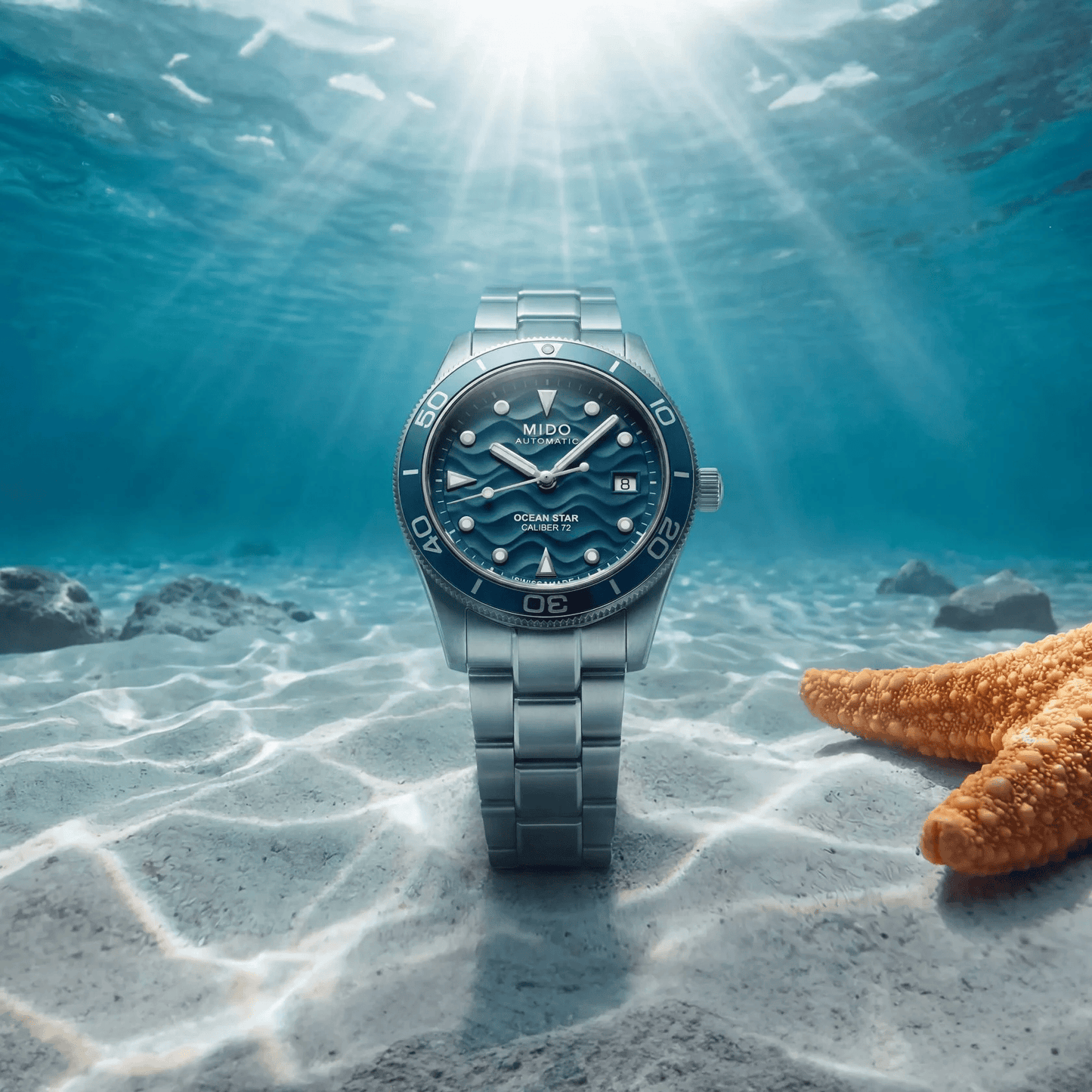 Mido Ocean Star 39 Special edition (1 Extra Strap)