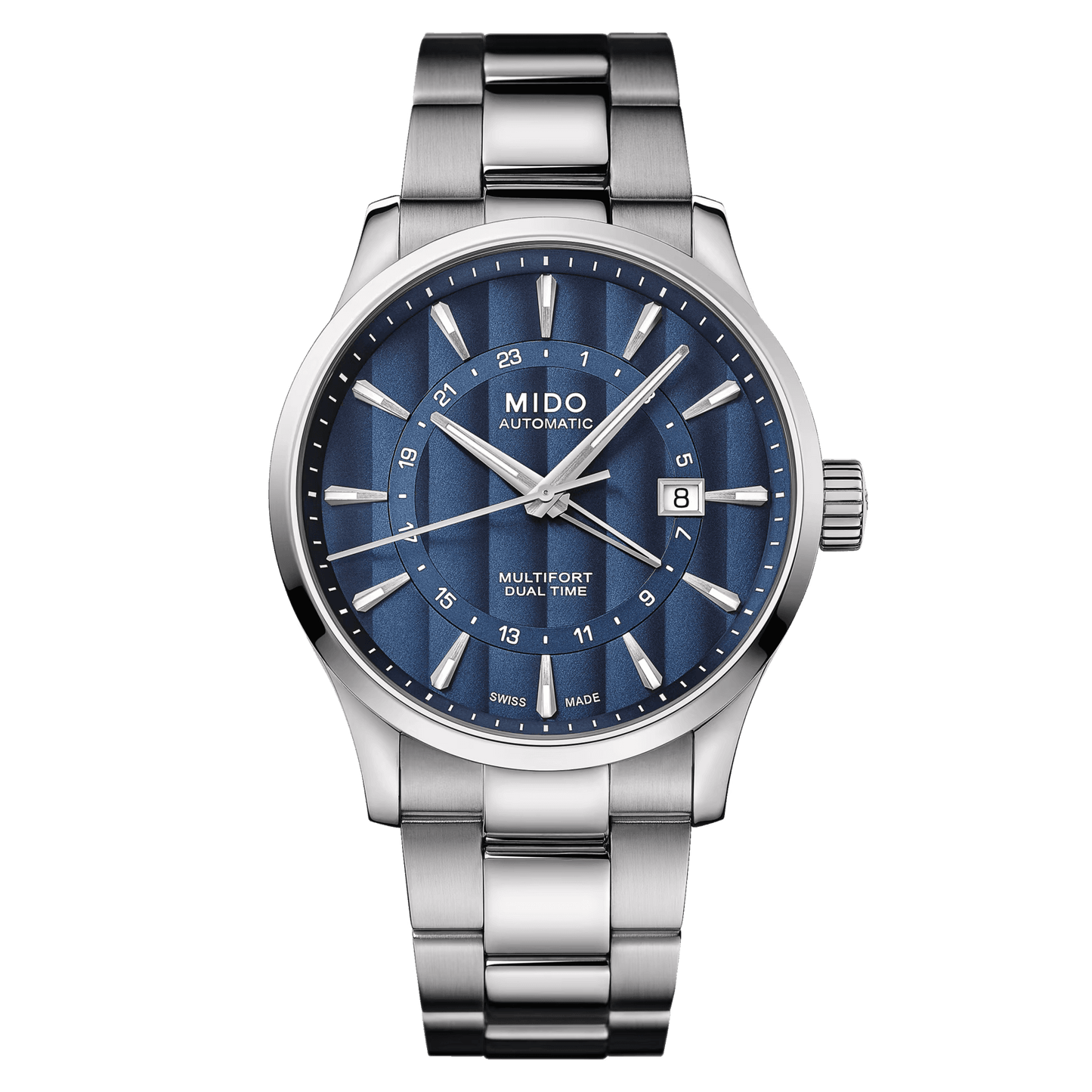 Mido Multifort Dual Time (Bleu)