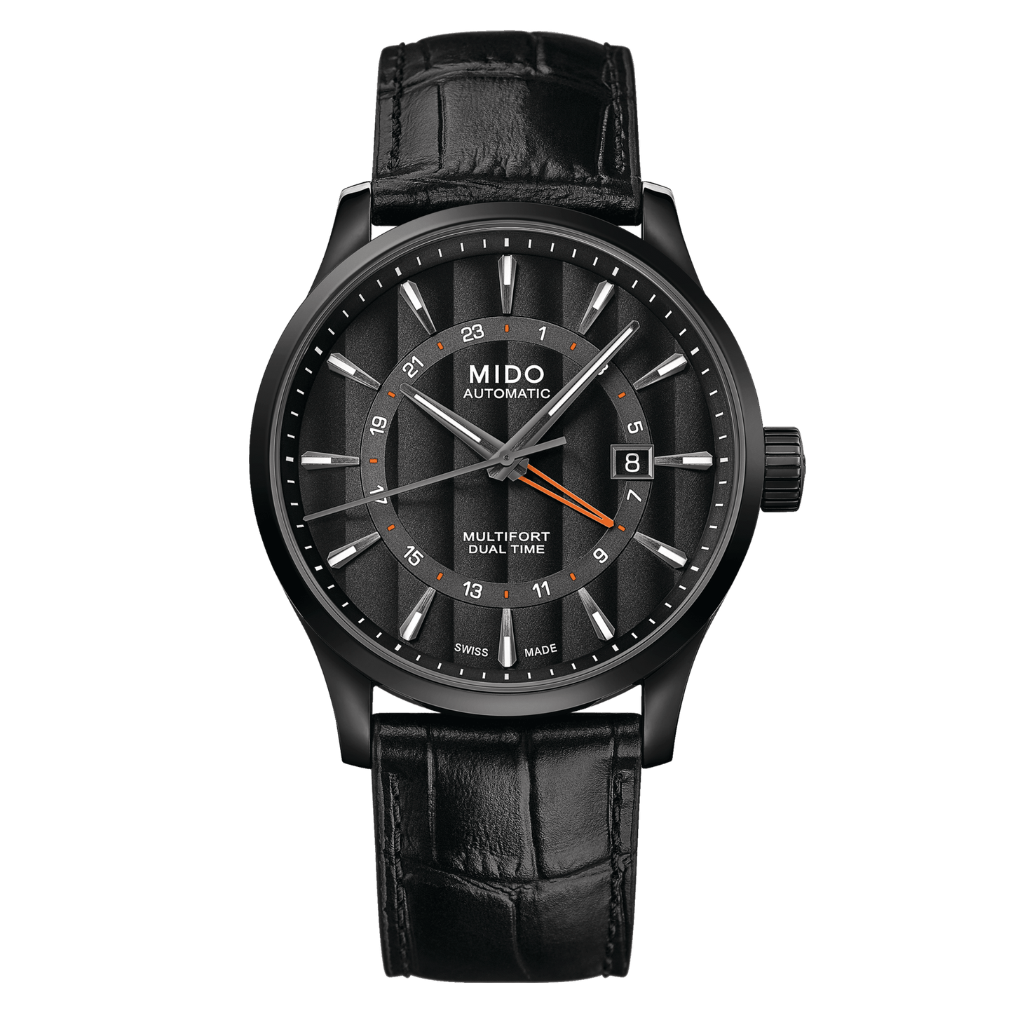 Montre Mido Multifort Dual Time (Noir)