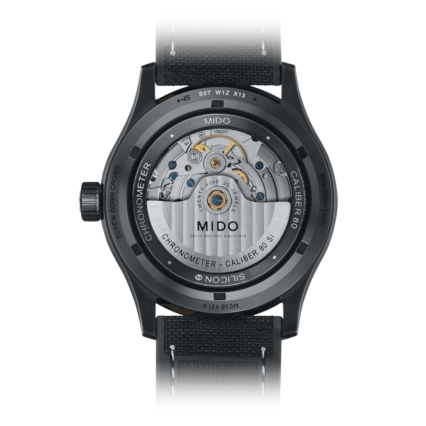 Chronomètre Mido Multifort 1 (PVD noir)