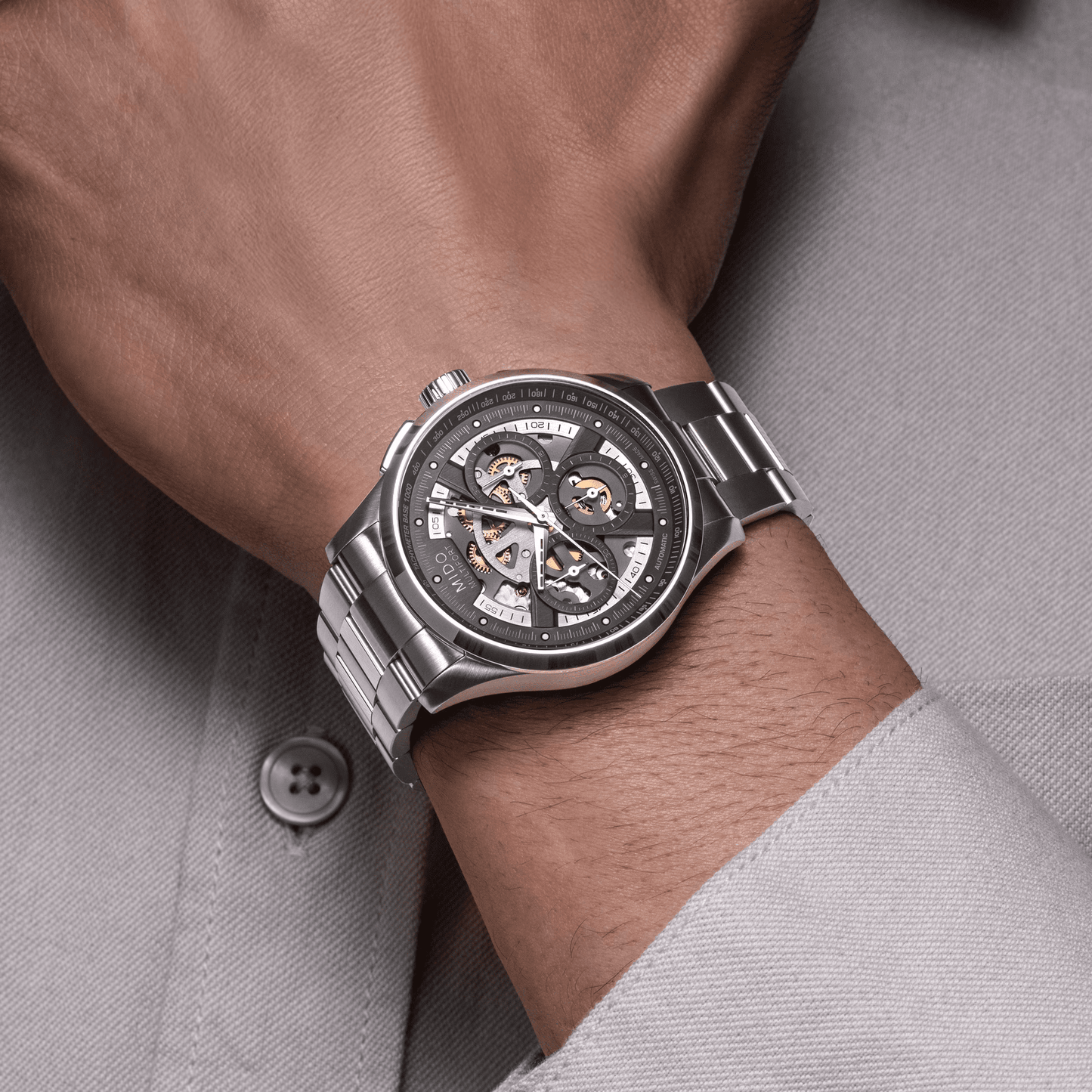 Chronographe squelette Mido Multifort
