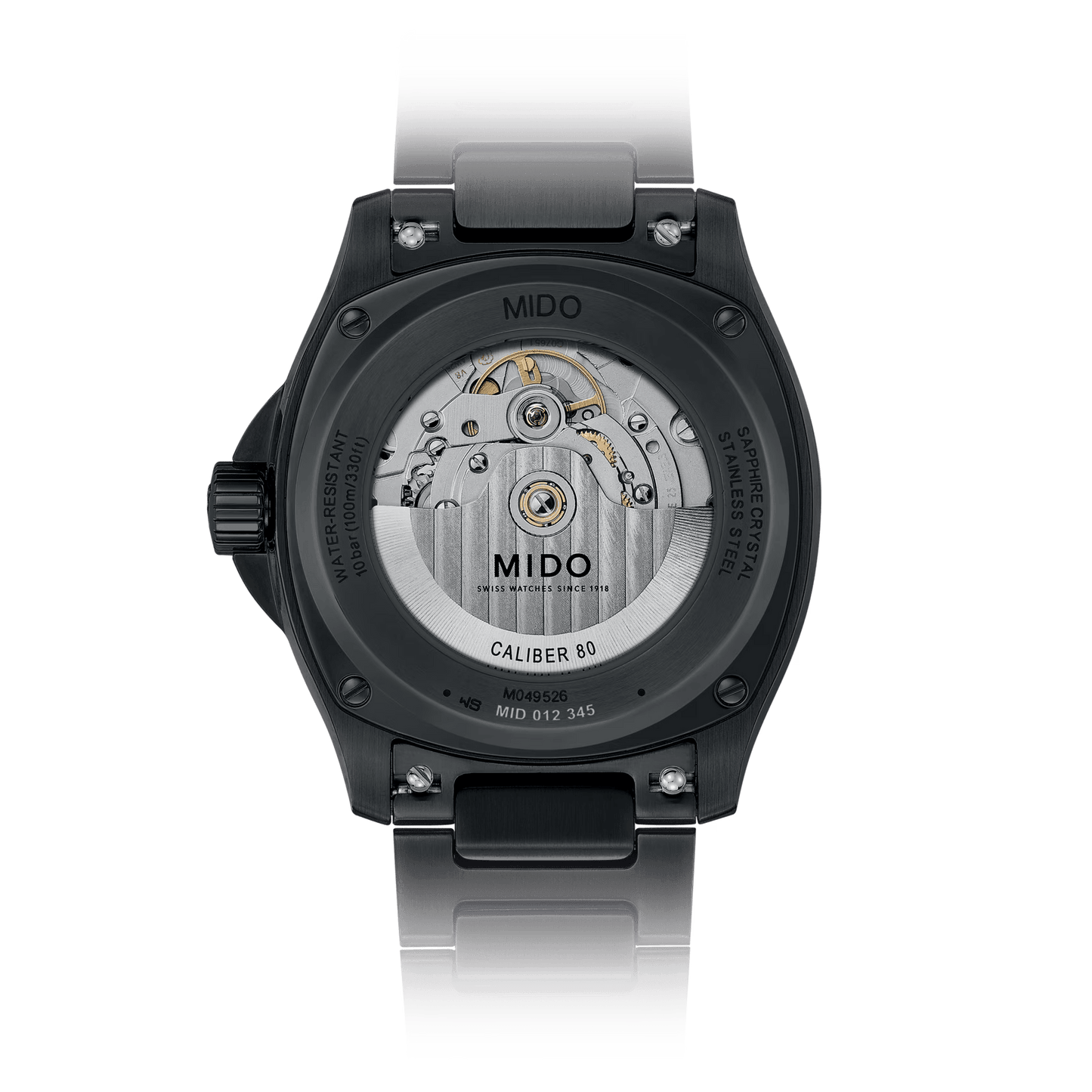 Mido Multifort TV Big Date Black PVD