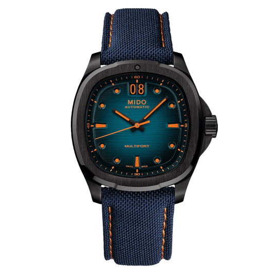 Mido Multifort TV Big Date PVD Bleu