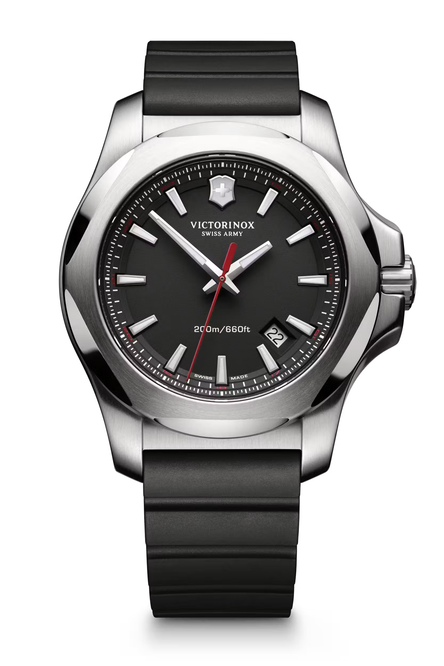 Victorinox I.N.O.X. Quartz - Black on Rubber