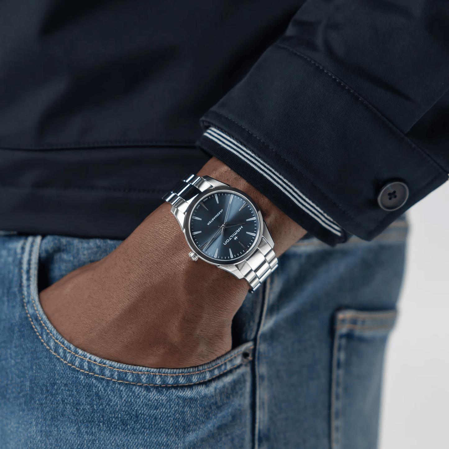 Hamilton Jazzmaster Quartz 40 mm - Bleu