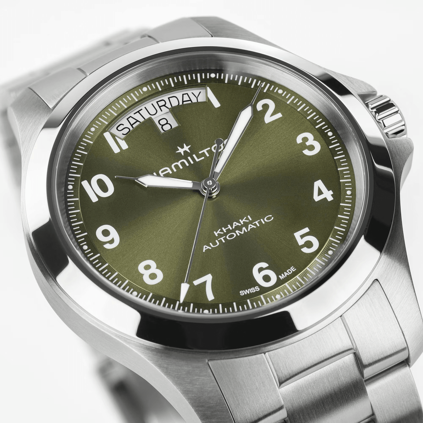 Hamilton Khaki Field King Day-Date 40mm Green