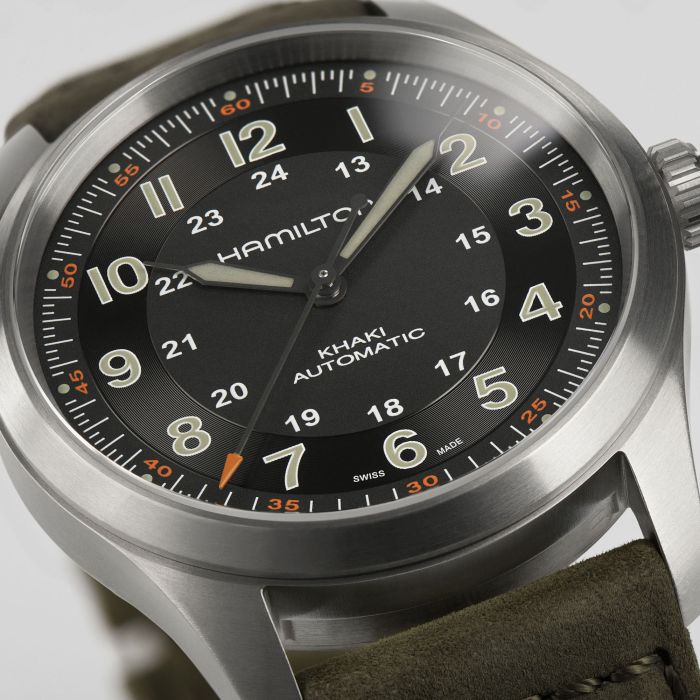 Montre Hamilton Khaki Field Titanium automatique 38 mm