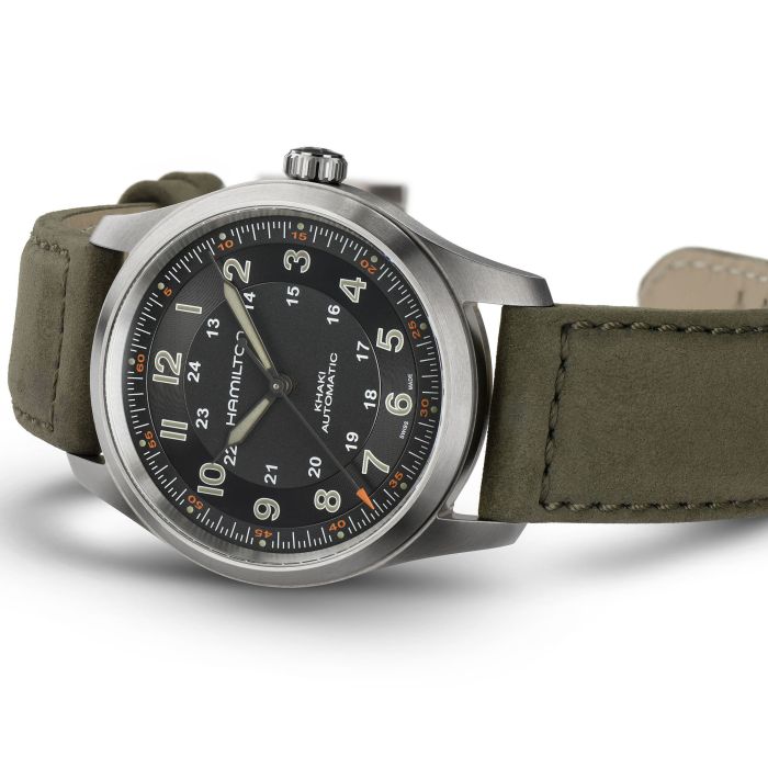 Montre Hamilton Khaki Field Titanium automatique 38 mm