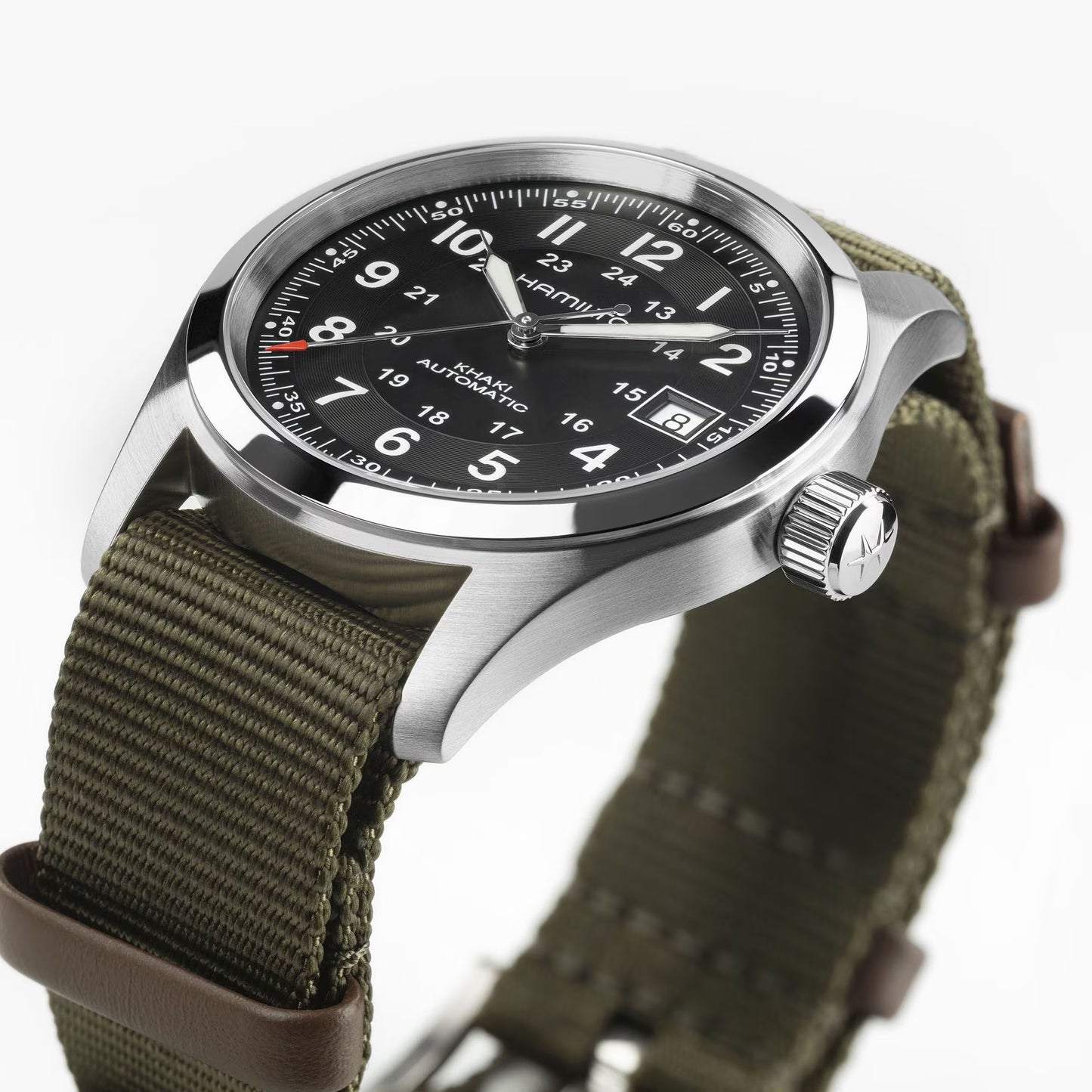 Pistolet automatique Hamilton Khaki Field 38 mm Call of Duty Édition Limitée