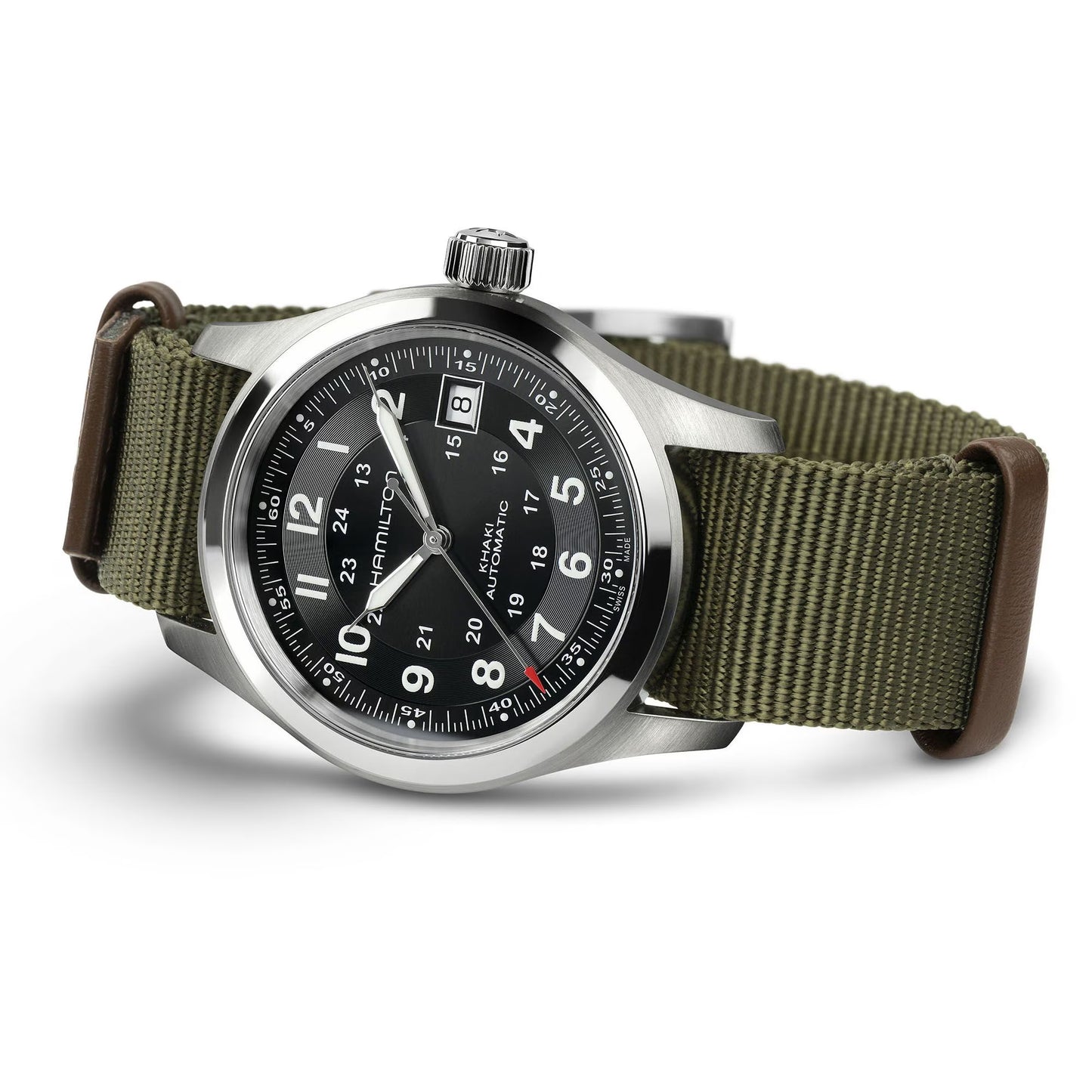 Pistolet automatique Hamilton Khaki Field 38 mm Call of Duty Édition Limitée