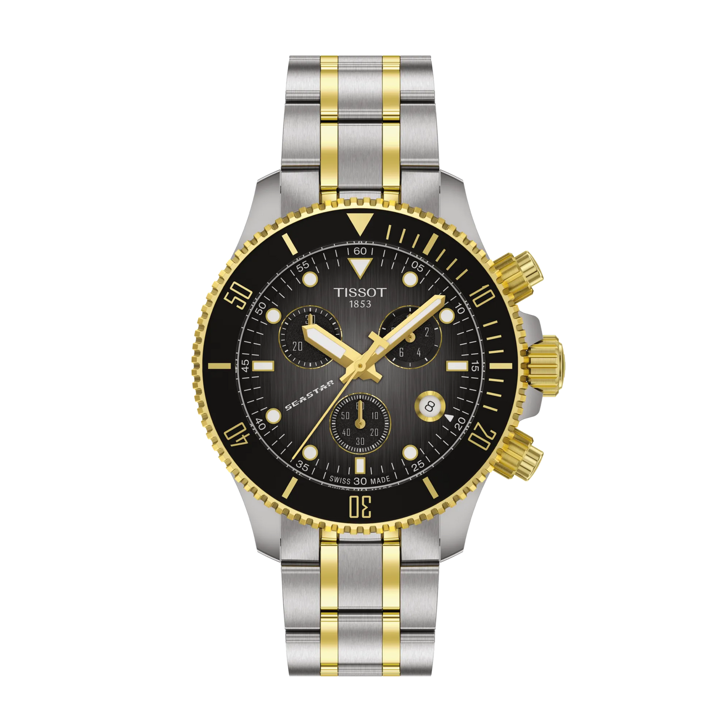Tissot Seastar 1000 Chronographe à Quartz 38mm BICOLORE