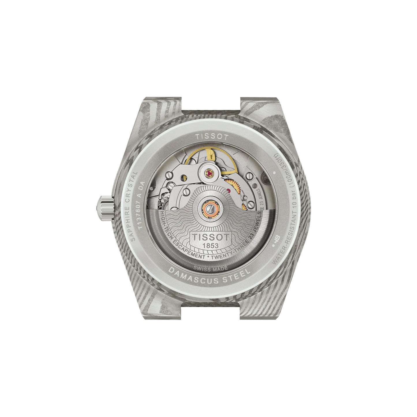 Tissot PRX Damascus Steel 38mm