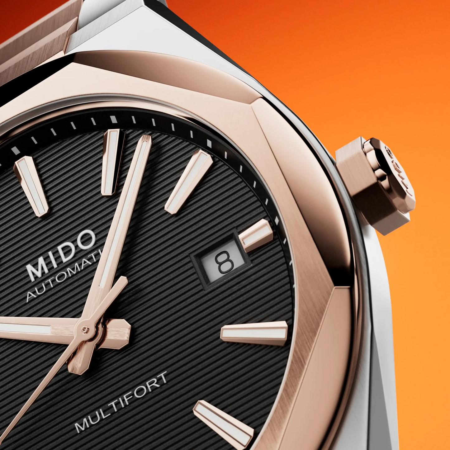 Multifort 8 One Crown - Noir et or rose
