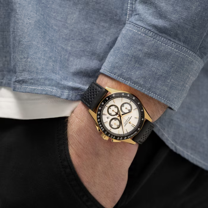 Hamilton Jazzmaster Performer Auto Chrono Gold -30% !