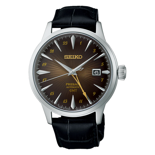 Seiko Presage ‘Rusty Nail’ Cocktail Time GMT SSK039