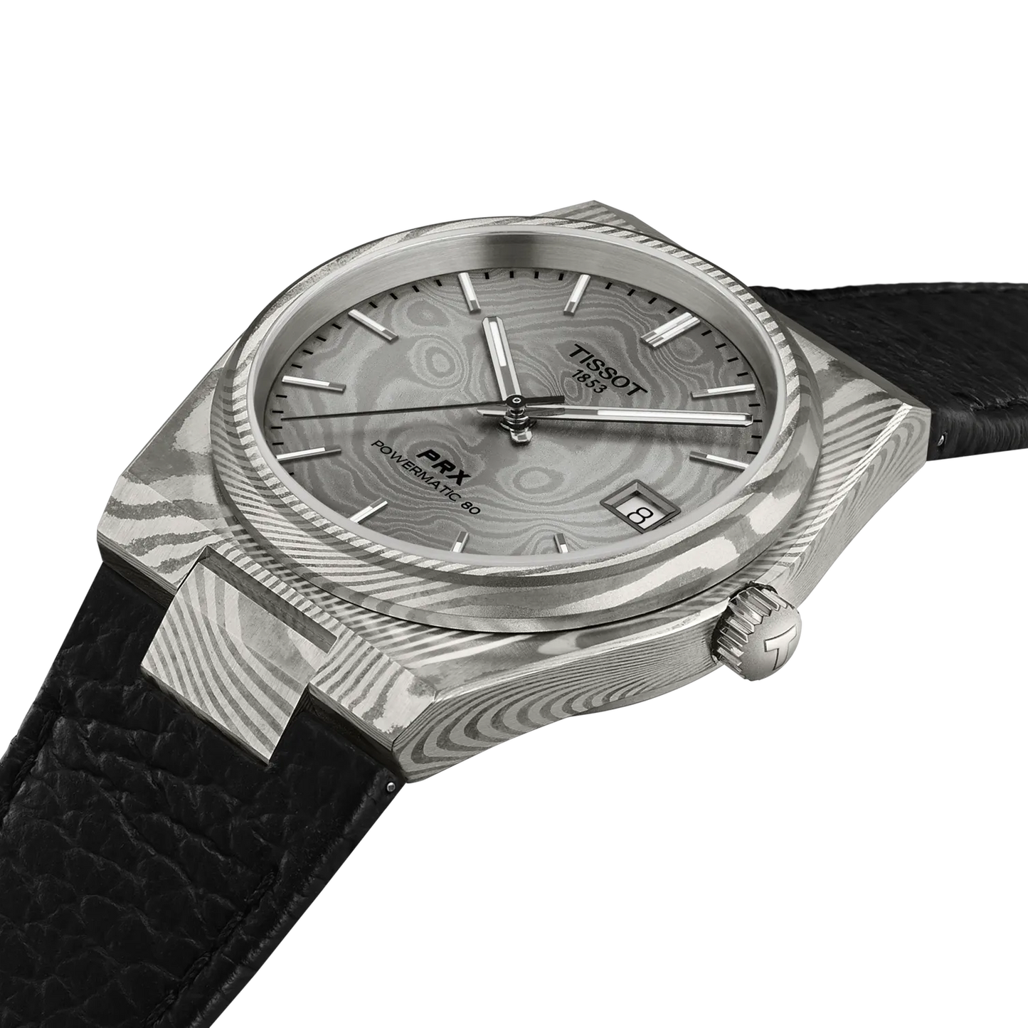 Tissot PRX Damascus Steel 38mm