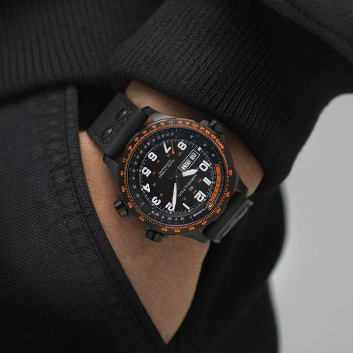 Montre Hamilton Khaki Aviation X-Wind Day Date Auto -30% !
