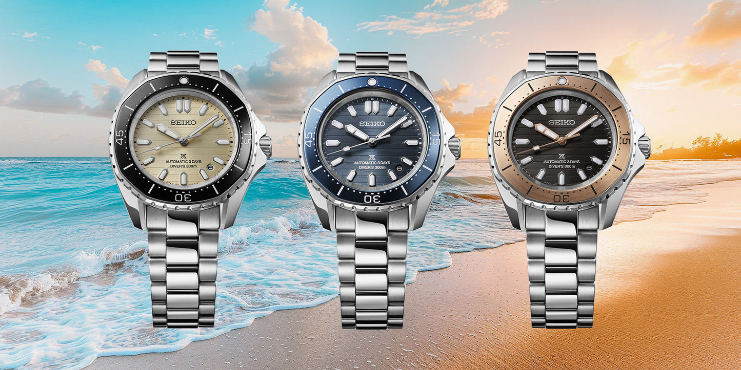 Montres de plongée Seiko Prospex Coastline SPB481, SPB483, SPB485